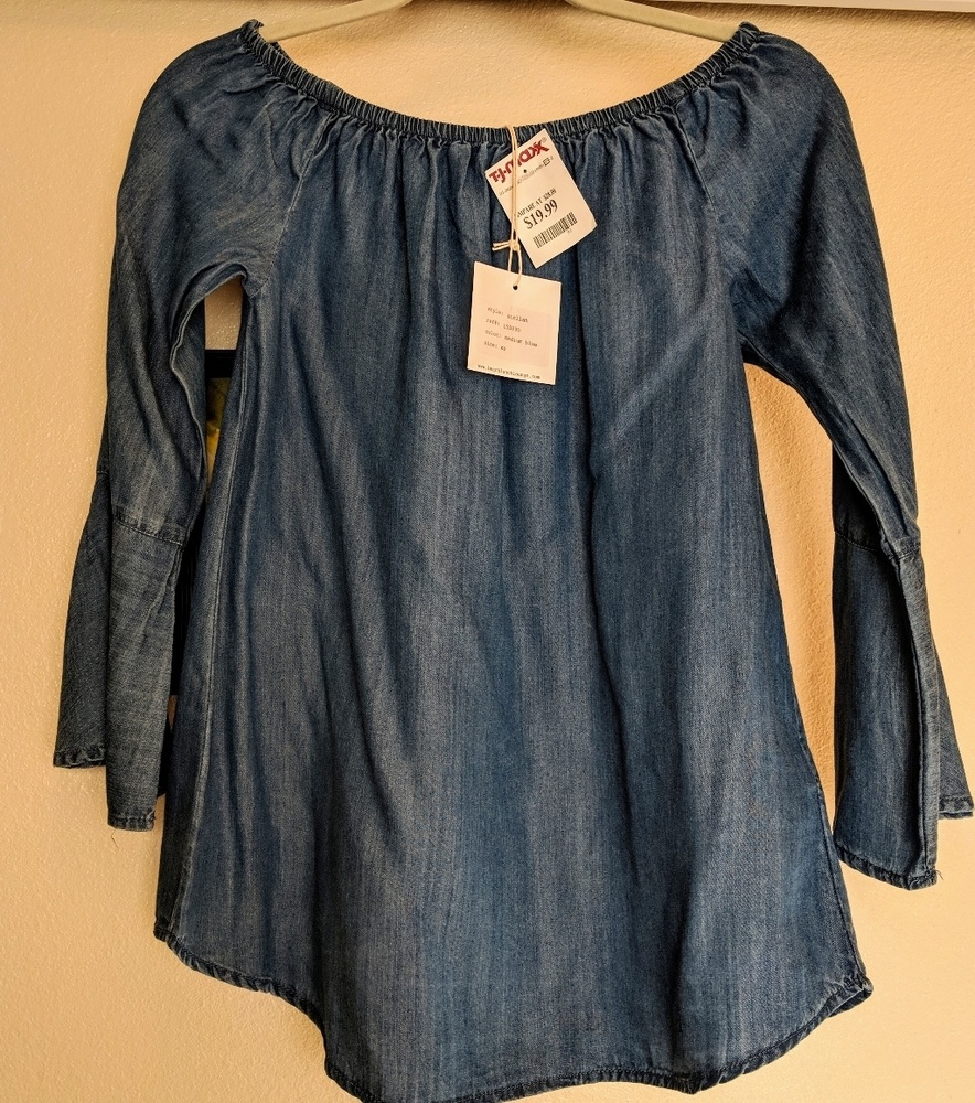 Boho soft denim shirt